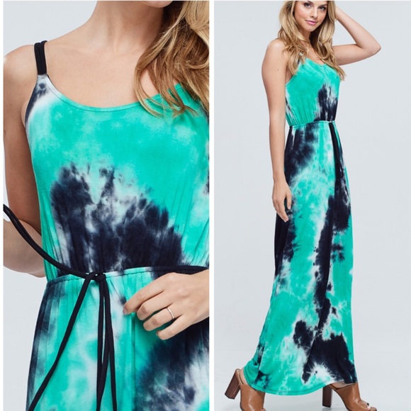 Tie Dye Maxi Dress - Picture 4 of 4